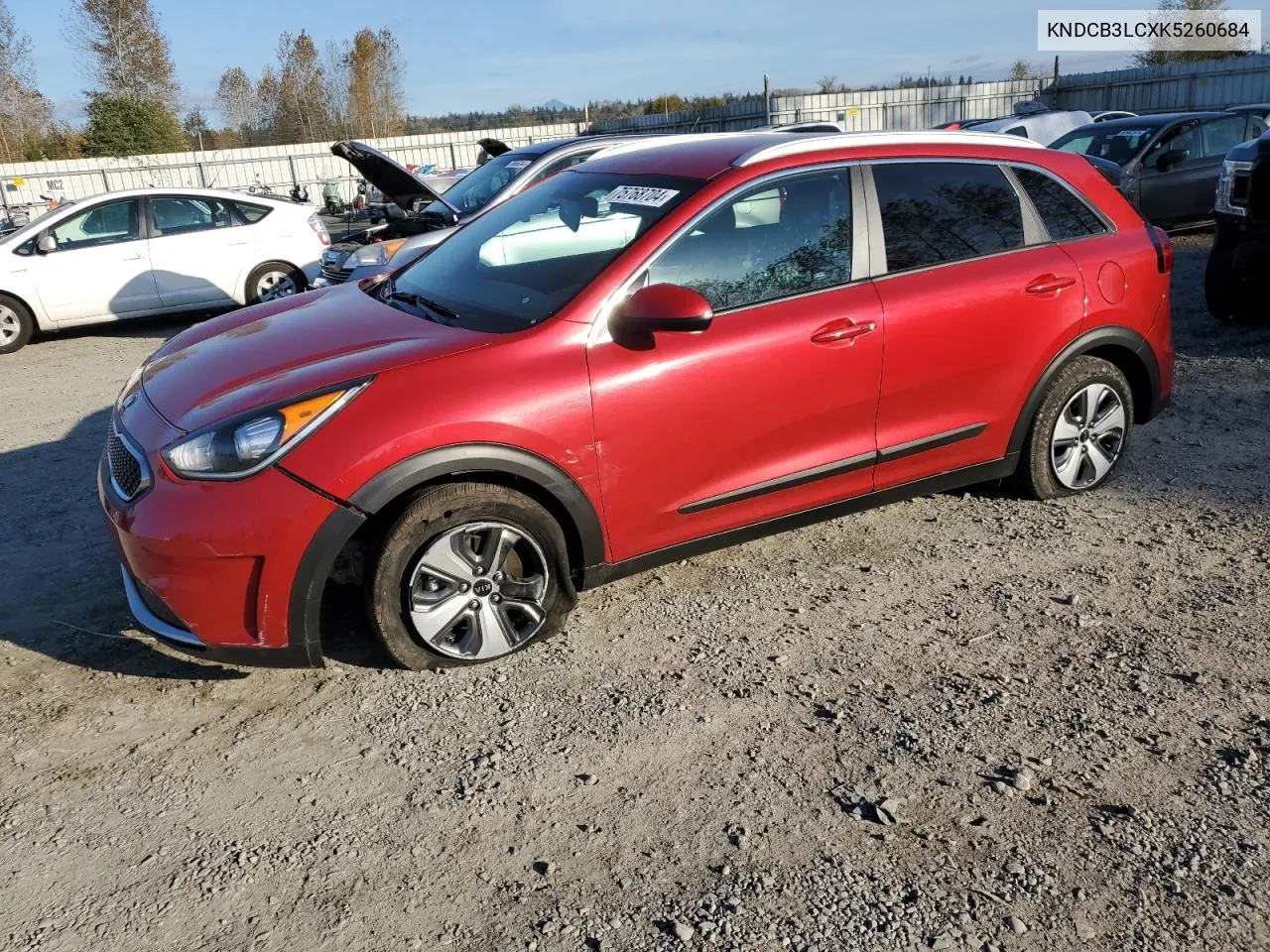 2019 Kia Niro Fe VIN: KNDCB3LCXK5260684 Lot: 75768704