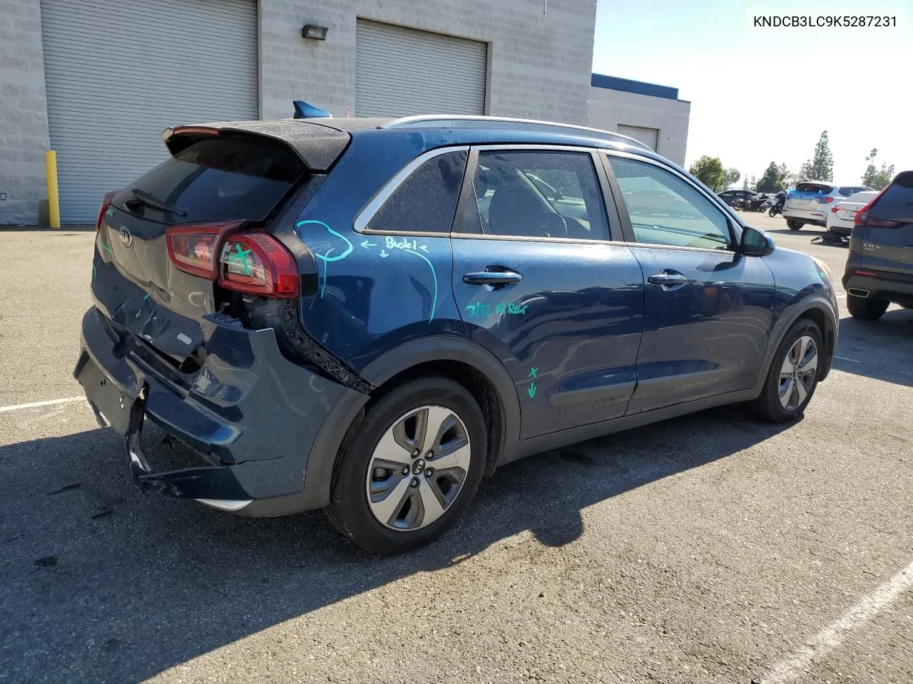 2019 Kia Niro Fe VIN: KNDCB3LC9K5287231 Lot: 80331784