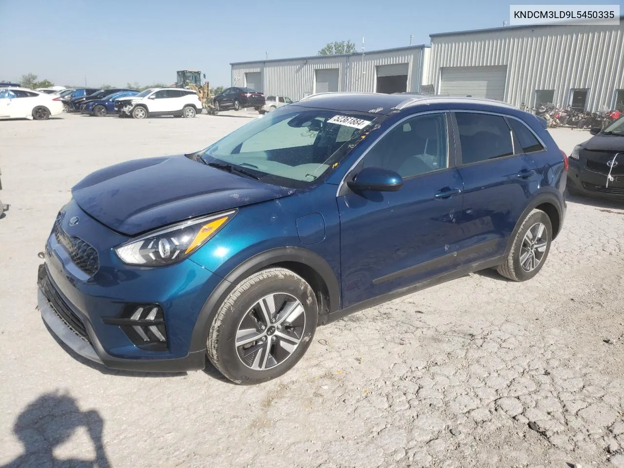 2020 Kia Niro Lxs VIN: KNDCM3LD9L5450335 Lot: 52361884