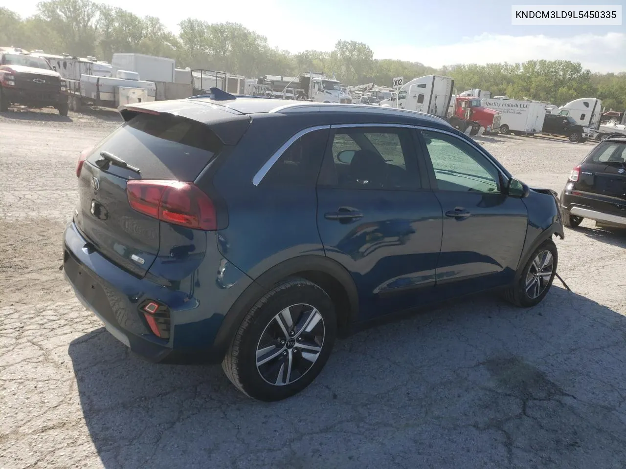 2020 Kia Niro Lxs VIN: KNDCM3LD9L5450335 Lot: 52361884