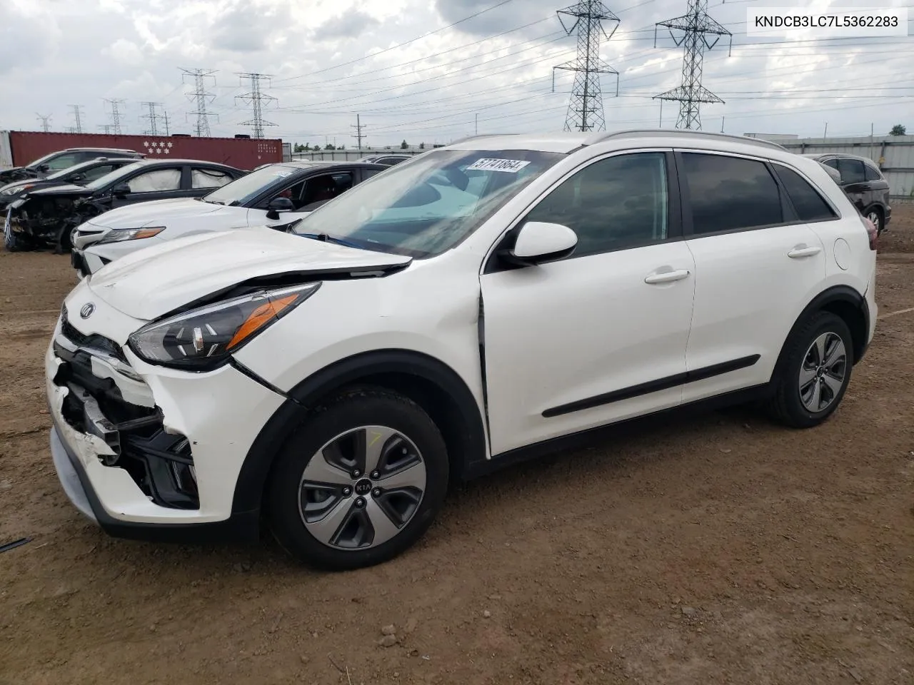 2020 Kia Niro Lx VIN: KNDCB3LC7L5362283 Lot: 57741864