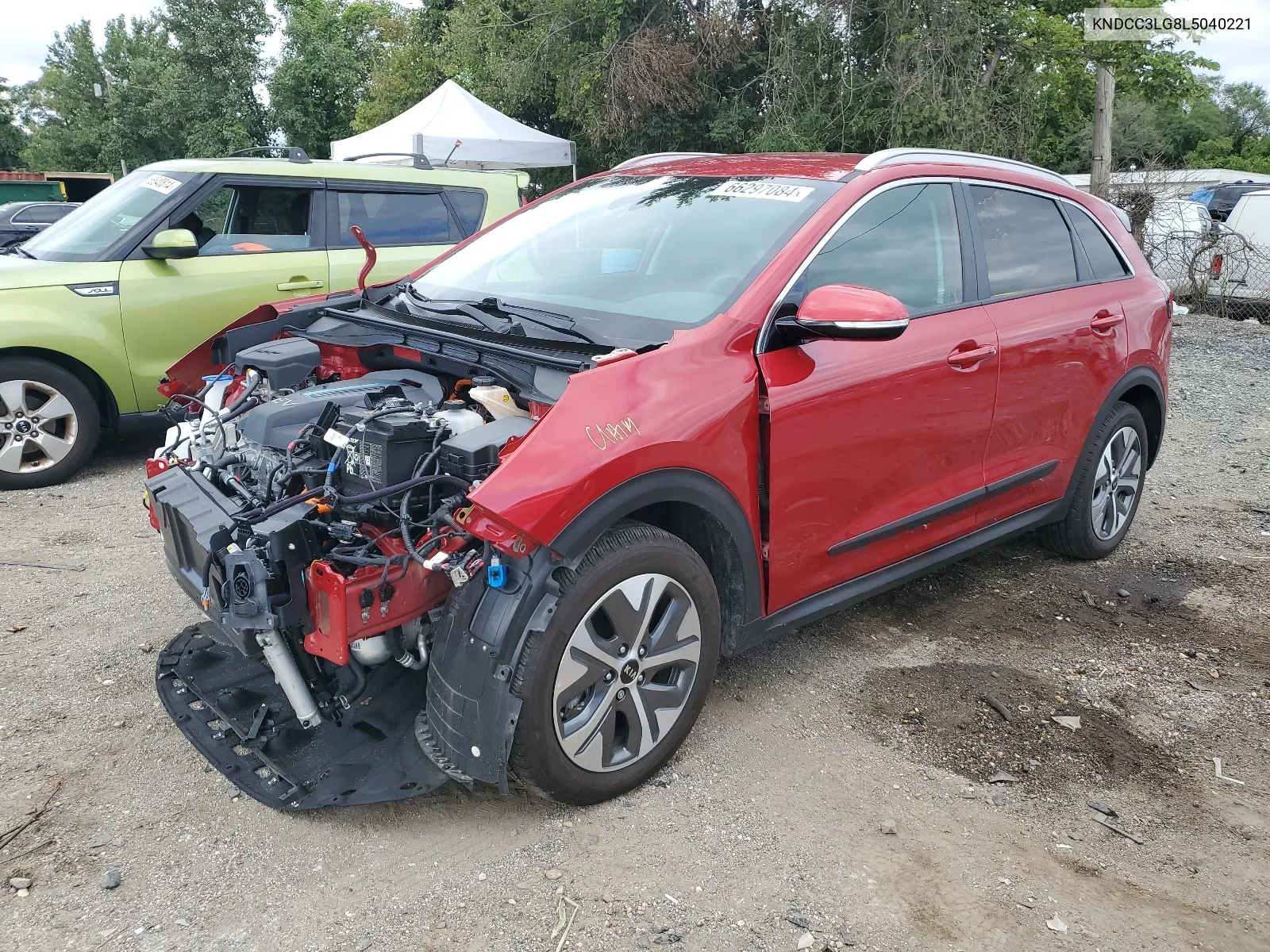 2020 Kia Niro Ex VIN: KNDCC3LG8L5040221 Lot: 66297084