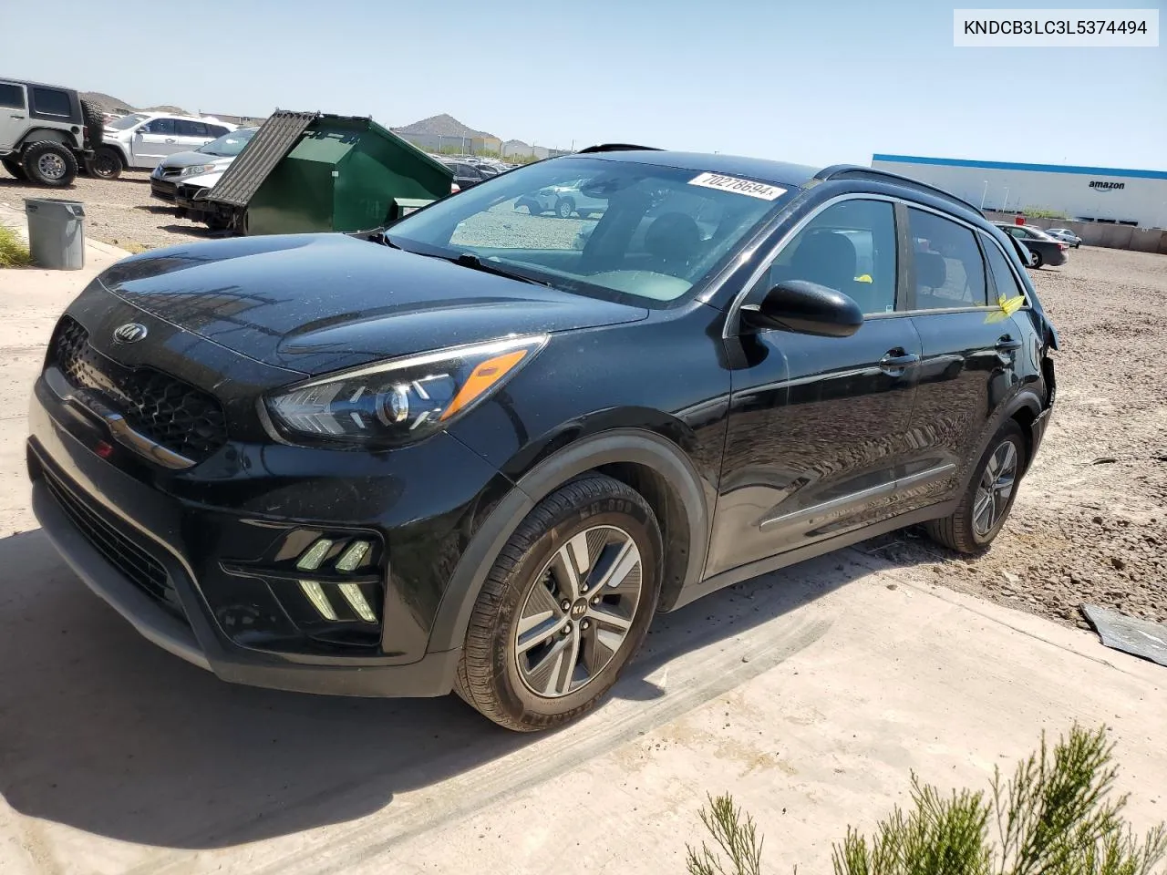 2020 Kia Niro Lx VIN: KNDCB3LC3L5374494 Lot: 70278694