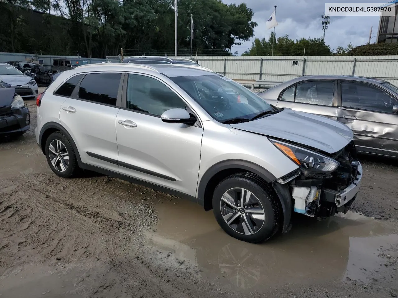 KNDCD3LD4L5387970 2020 Kia Niro Ex