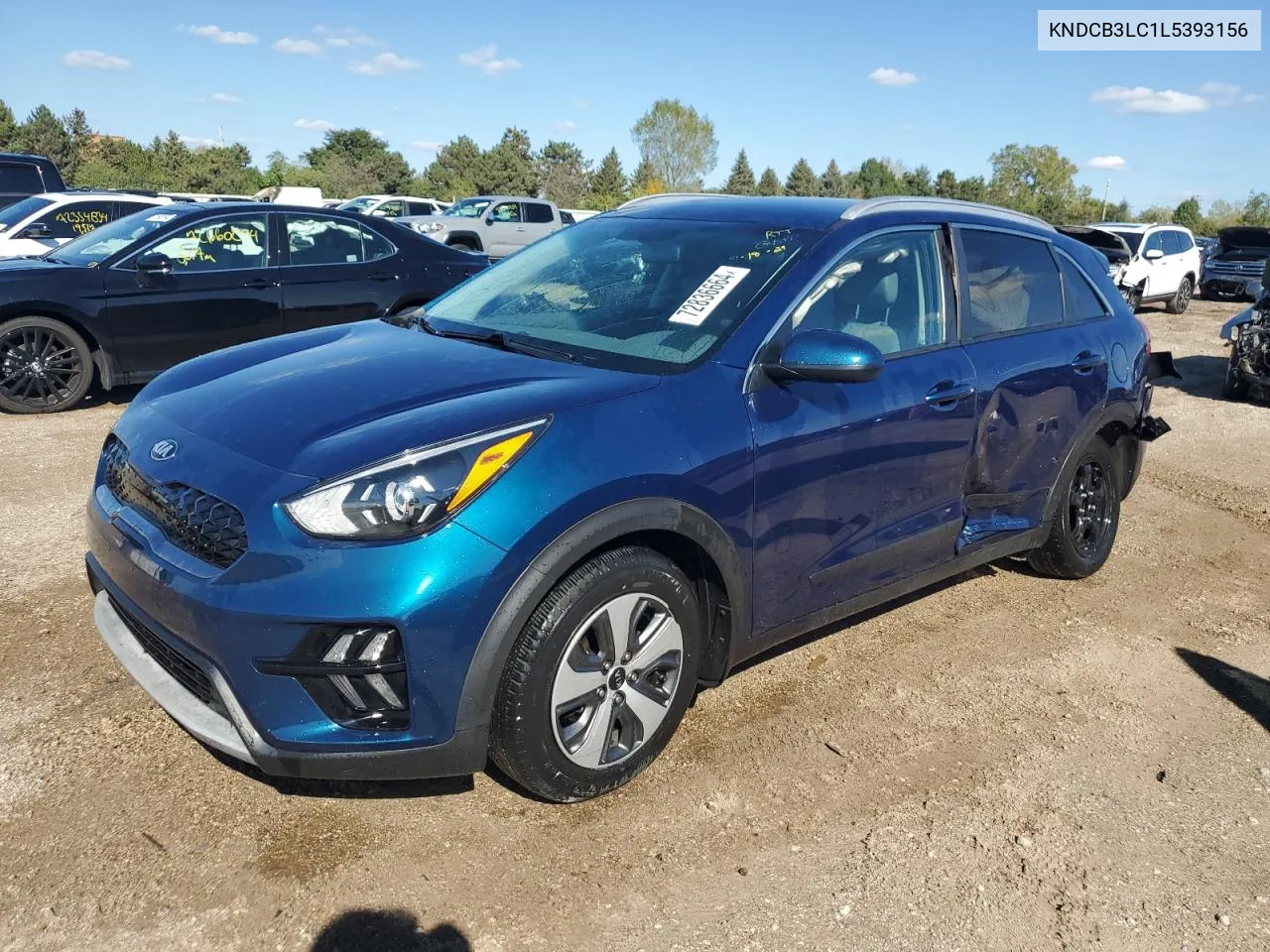 2020 Kia Niro Lx VIN: KNDCB3LC1L5393156 Lot: 72836664