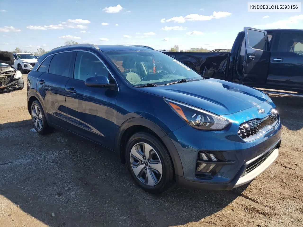 2020 Kia Niro Lx VIN: KNDCB3LC1L5393156 Lot: 72836664