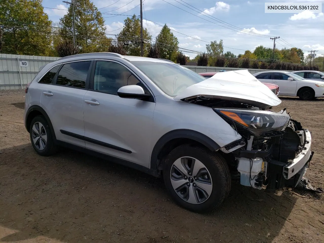 2020 Kia Niro Lx VIN: KNDCB3LC9L5361202 Lot: 74568134