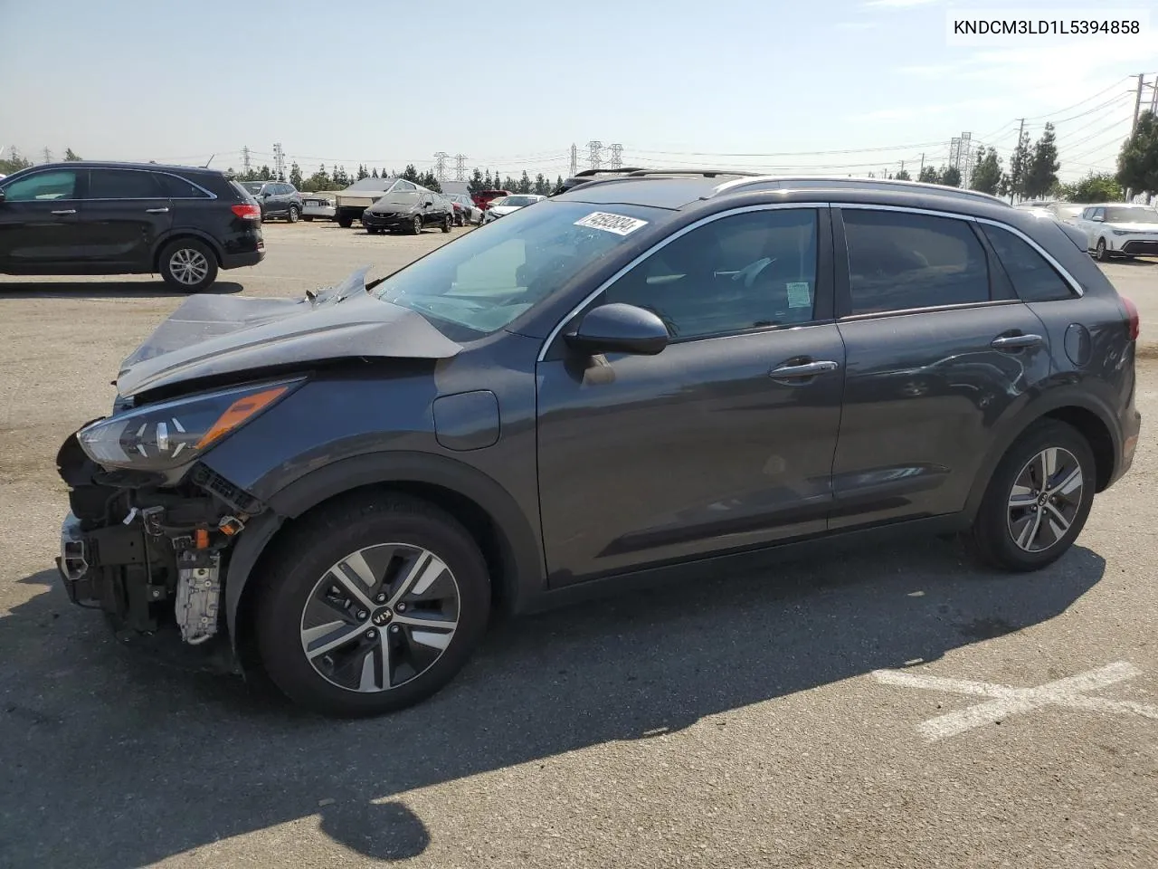 2020 Kia Niro Lxs VIN: KNDCM3LD1L5394858 Lot: 74592834