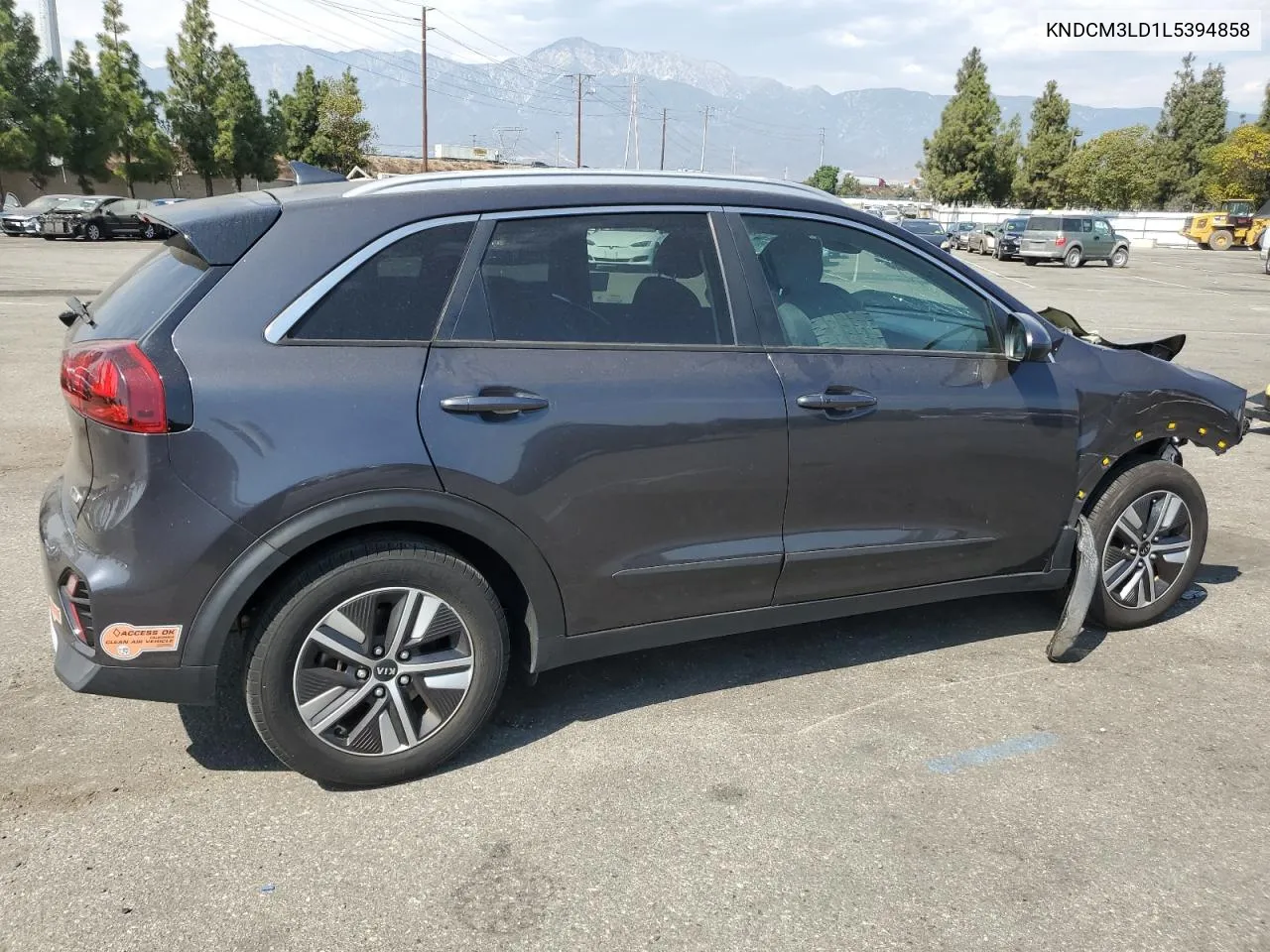 KNDCM3LD1L5394858 2020 Kia Niro Lxs