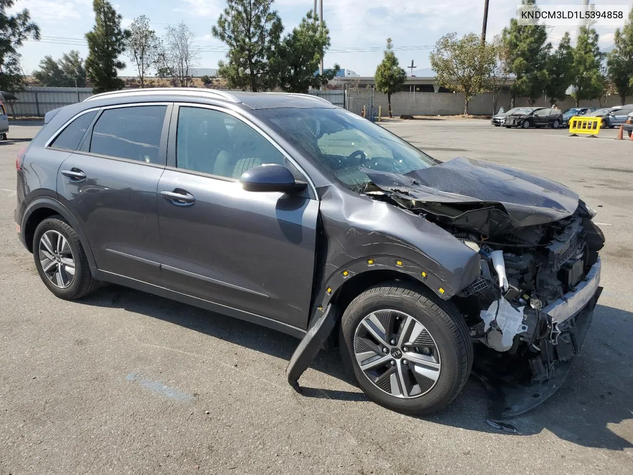 KNDCM3LD1L5394858 2020 Kia Niro Lxs