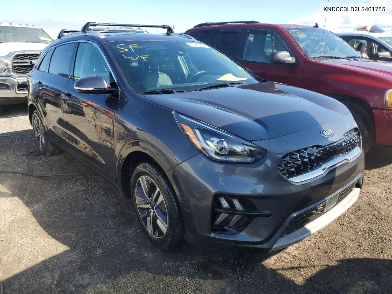 2020 Kia Niro Ex Premium VIN: KNDCC3LD2L5401755 Lot: 76955594