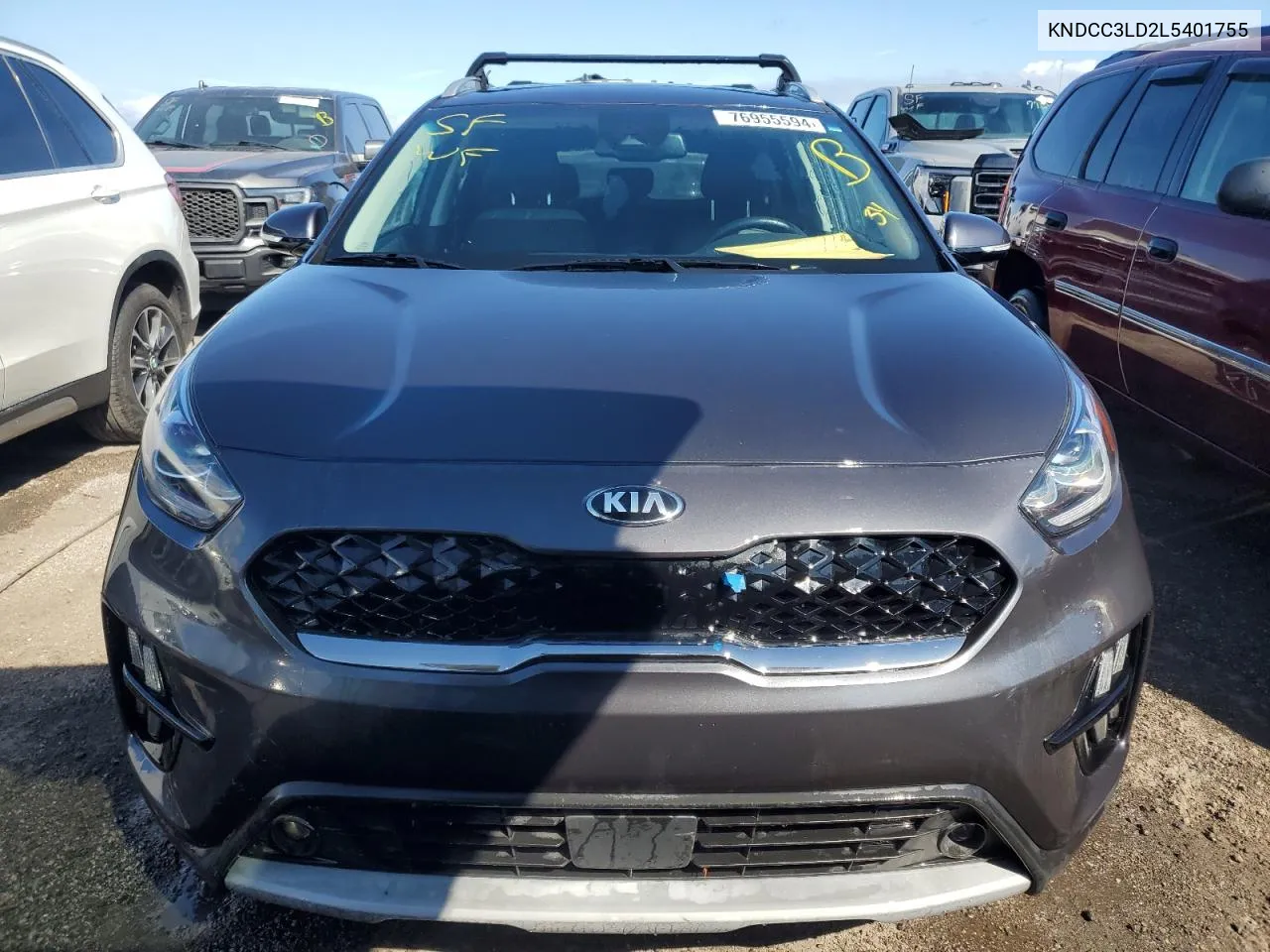 2020 Kia Niro Ex Premium VIN: KNDCC3LD2L5401755 Lot: 76955594