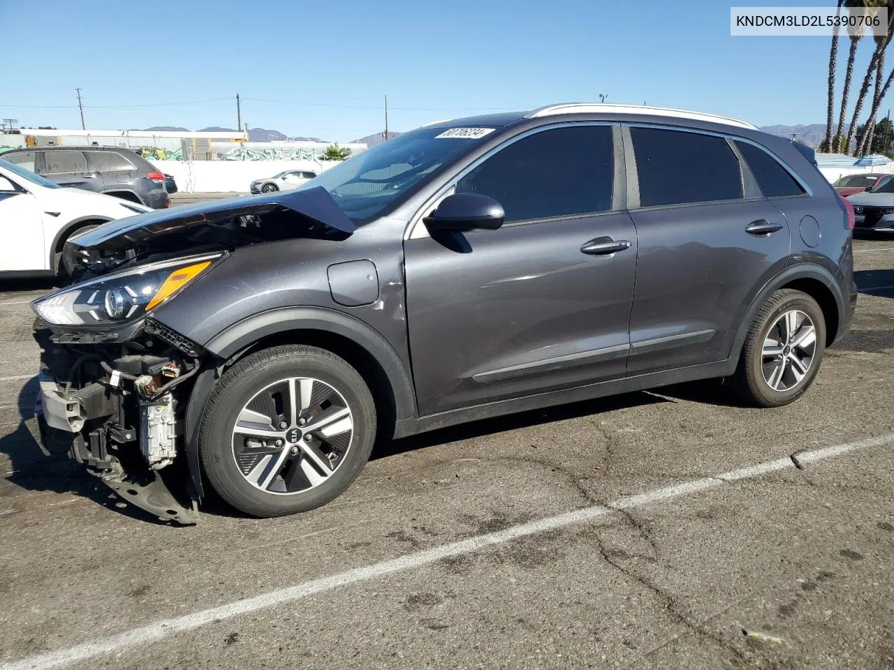 2020 Kia Niro Lxs VIN: KNDCM3LD2L5390706 Lot: 80706234