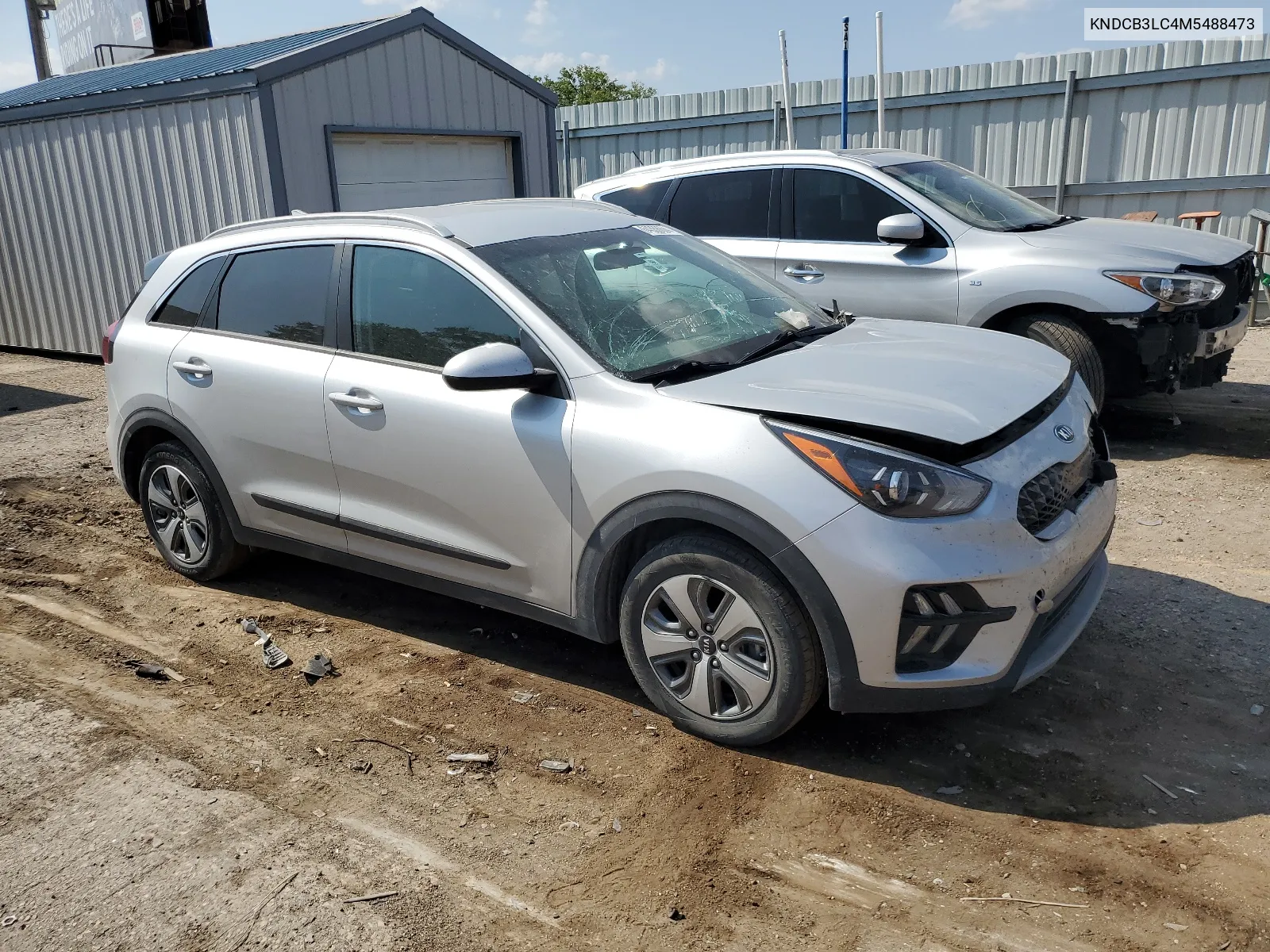 2021 Kia Niro Lx VIN: KNDCB3LC4M5488473 Lot: 64888604