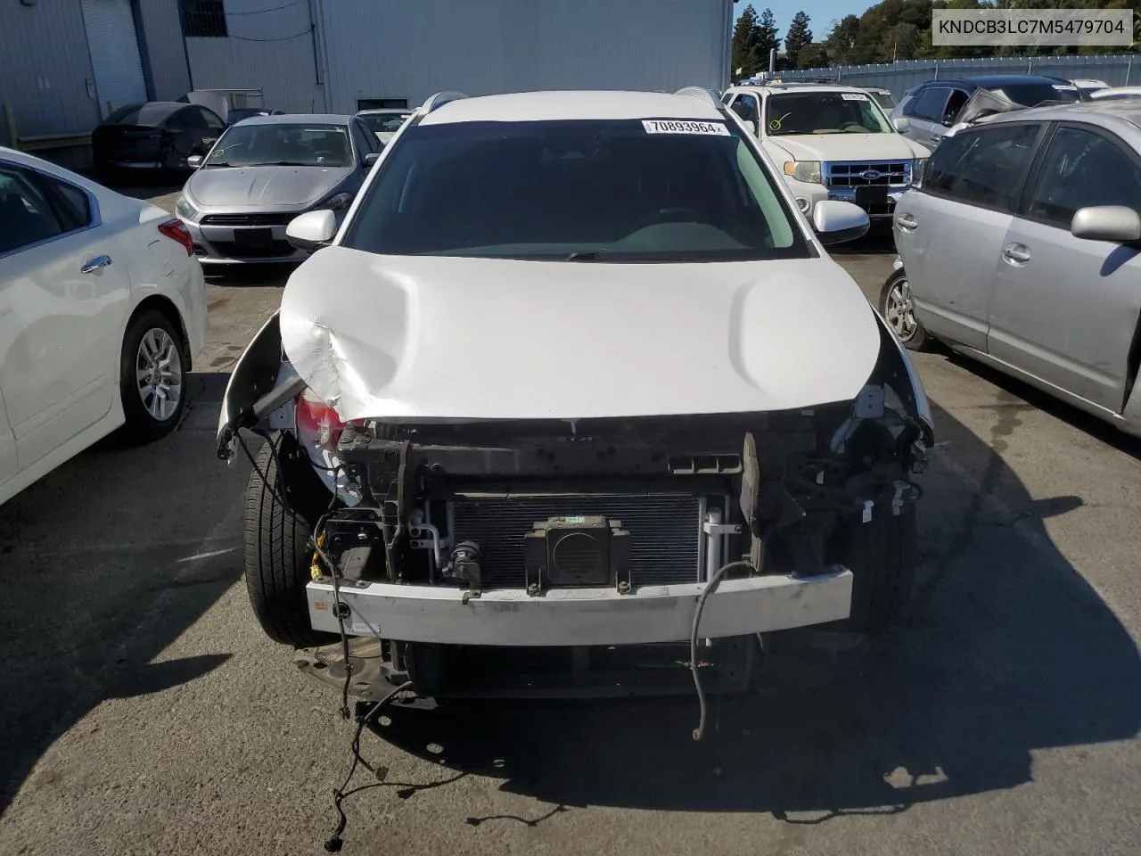 2021 Kia Niro Lx VIN: KNDCB3LC7M5479704 Lot: 70893964