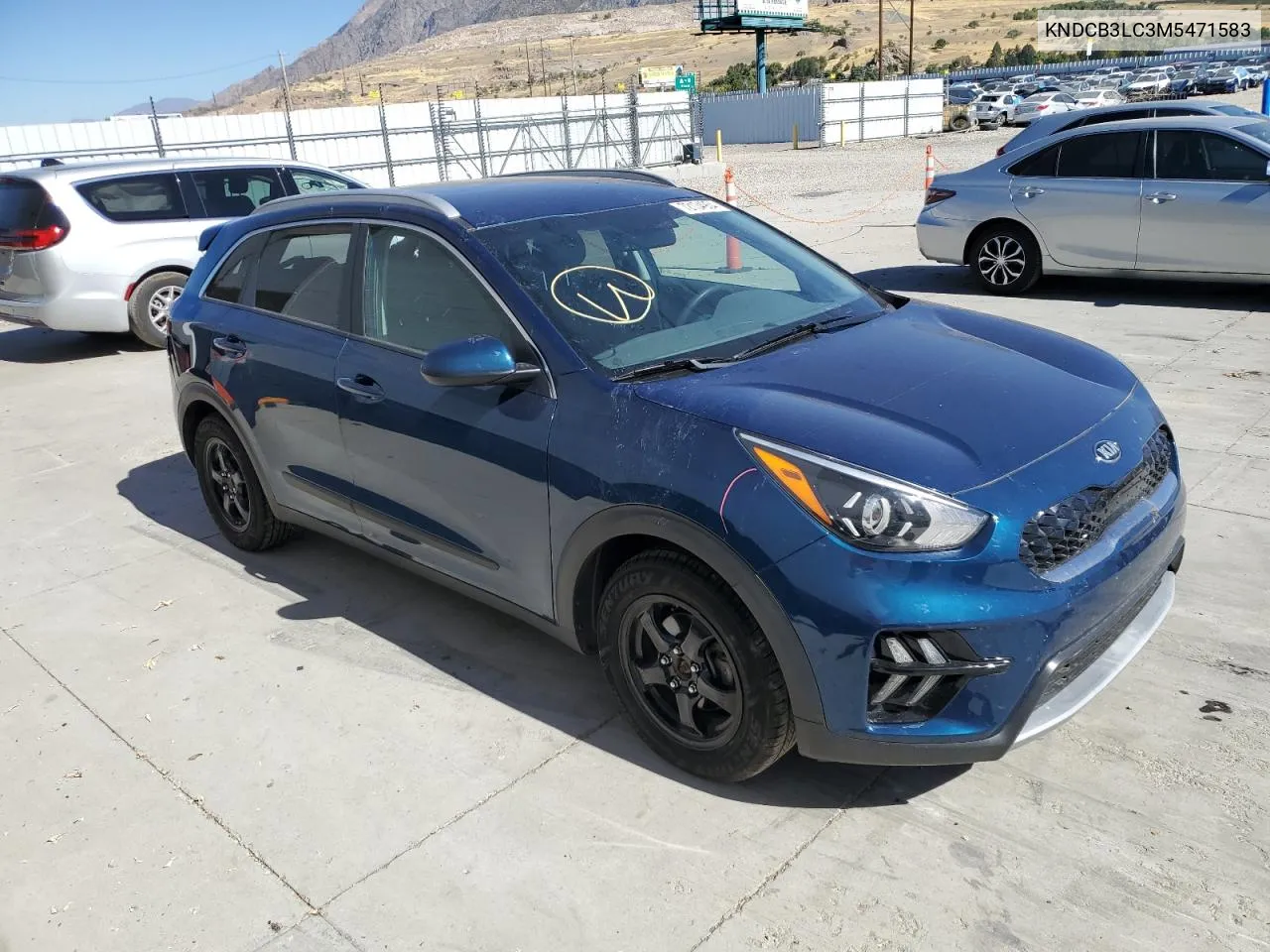 2021 Kia Niro Lx VIN: KNDCB3LC3M5471583 Lot: 72134954