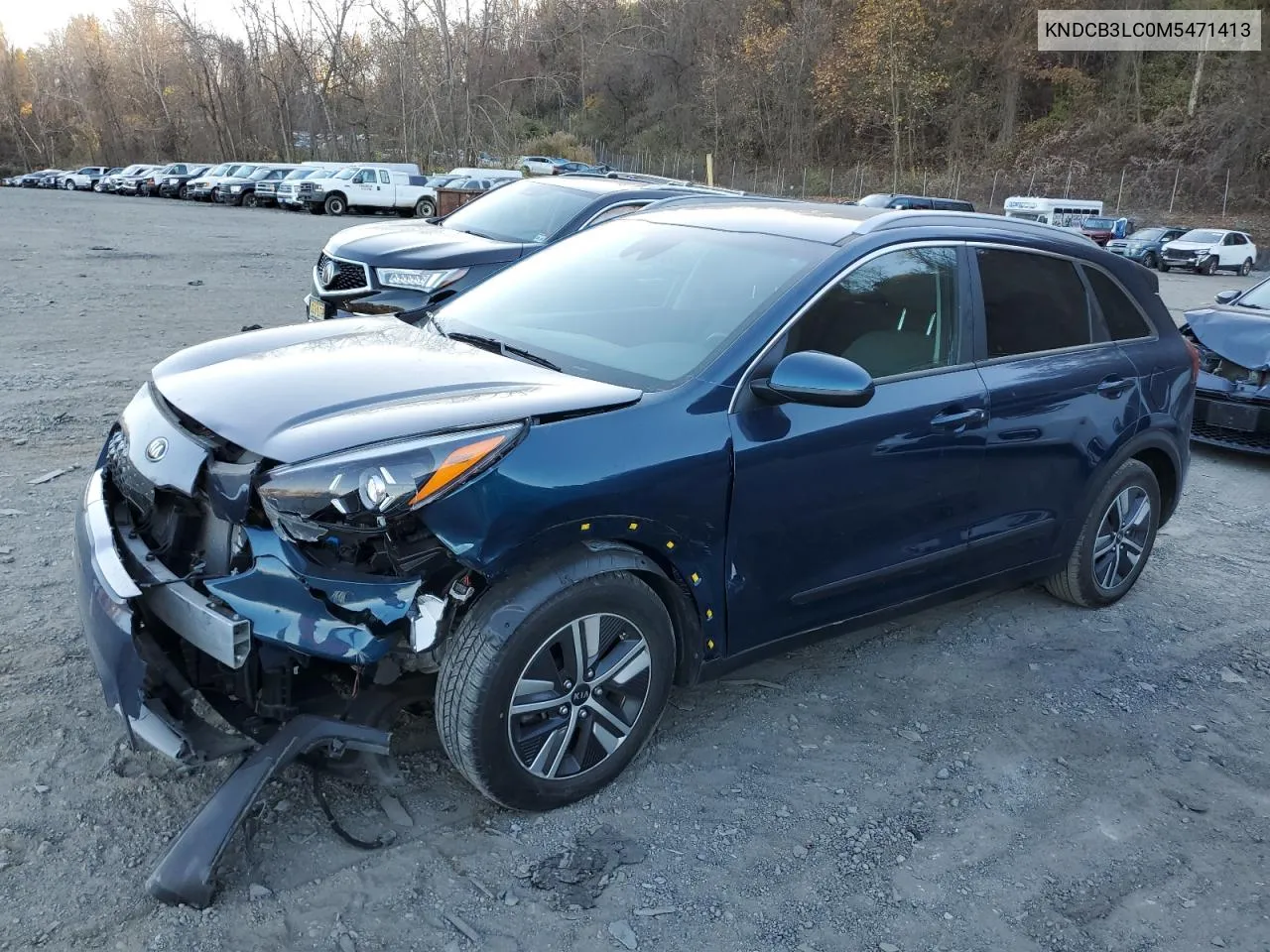 2021 Kia Niro Lx VIN: KNDCB3LC0M5471413 Lot: 77951524