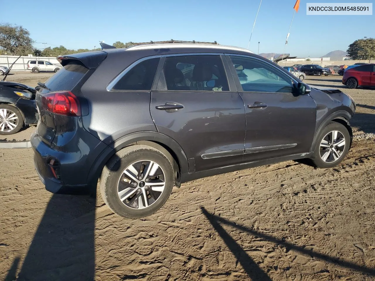 2021 Kia Niro Ex Premium VIN: KNDCC3LD0M5485091 Lot: 80362494