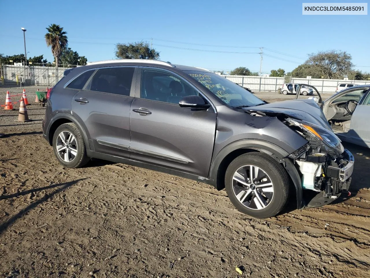 2021 Kia Niro Ex Premium VIN: KNDCC3LD0M5485091 Lot: 80362494