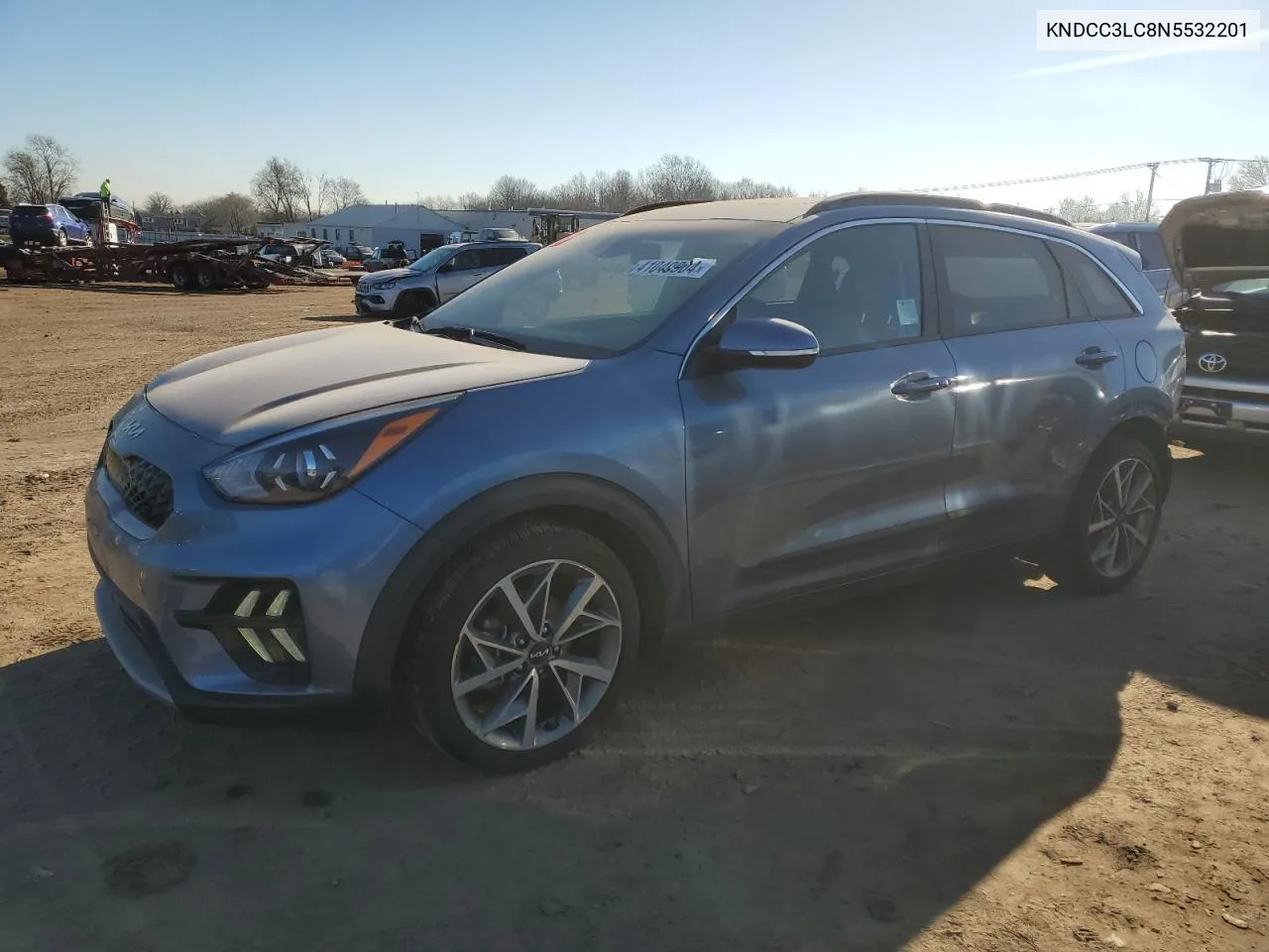 2022 Kia Niro Touring Special Edition VIN: KNDCC3LC8N5532201 Lot: 50822464