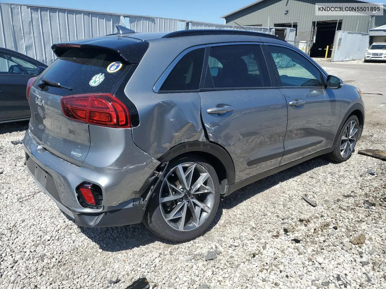 2022 Kia Niro Touring Special Edition VIN: KNDCC3LC0N5501895 Lot: 52626534