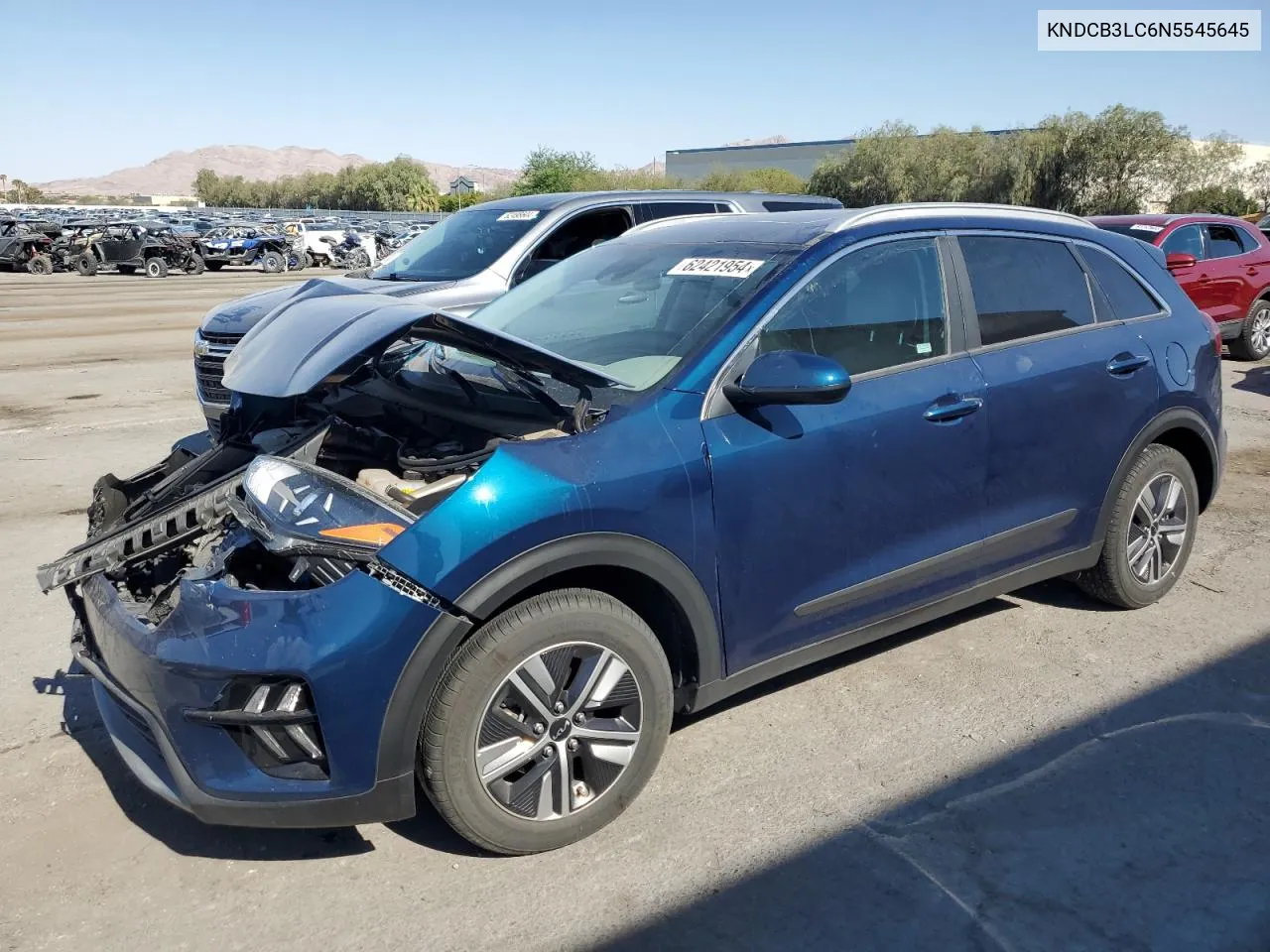 2022 Kia Niro Lx VIN: KNDCB3LC6N5545645 Lot: 62421954