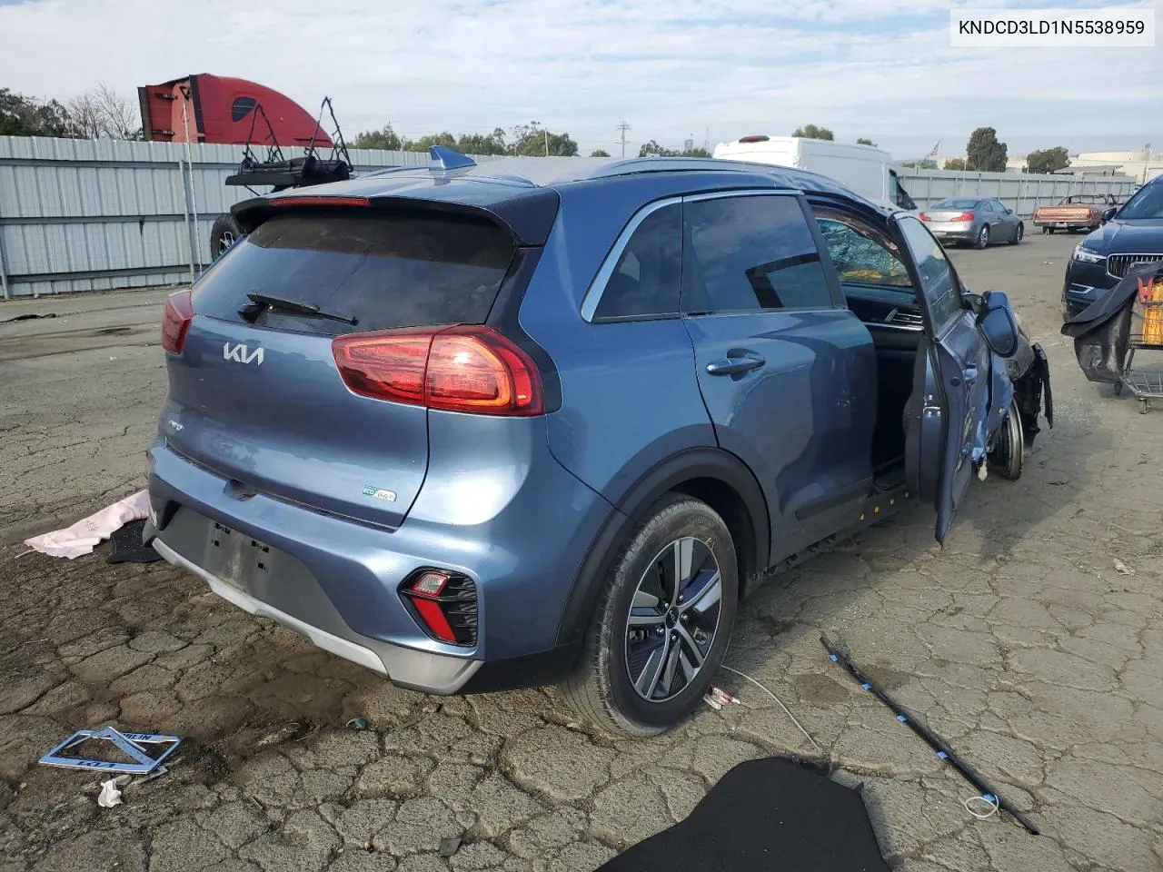 2022 Kia Niro Ex VIN: KNDCD3LD1N5538959 Lot: 66591404