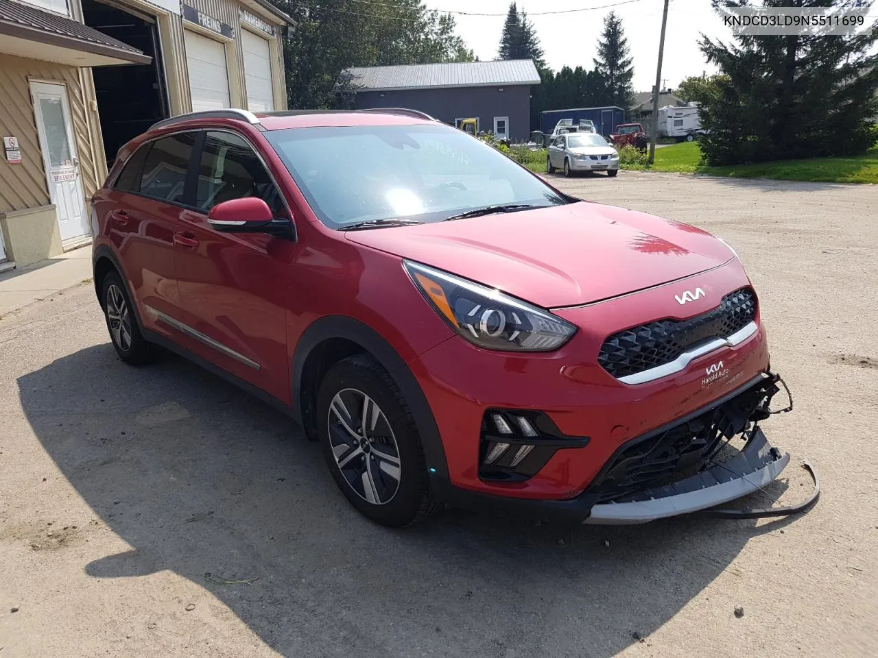 KNDCD3LD9N5511699 2022 Kia Niro Ex