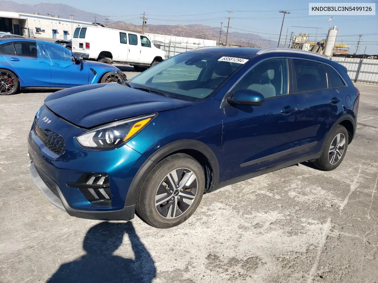 2022 Kia Niro Lx VIN: KNDCB3LC3N5499126 Lot: 68581294