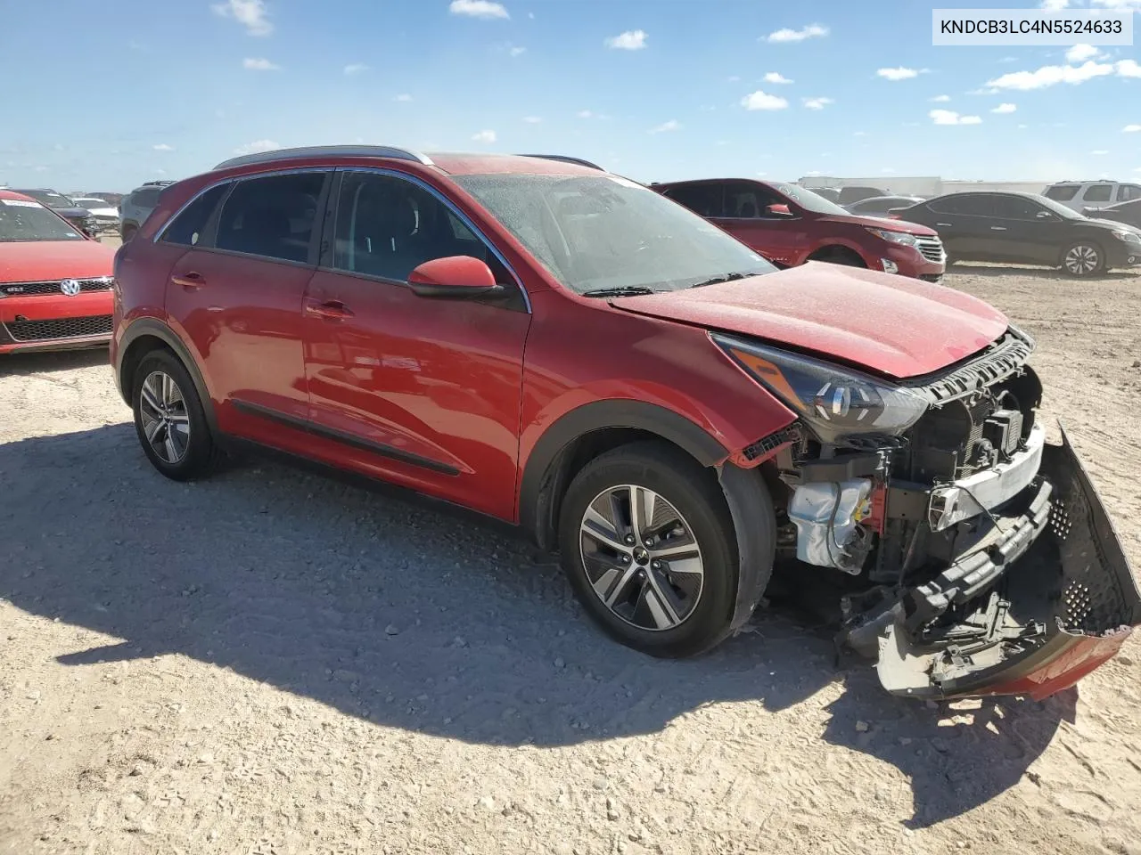 KNDCB3LC4N5524633 2022 Kia Niro Lx