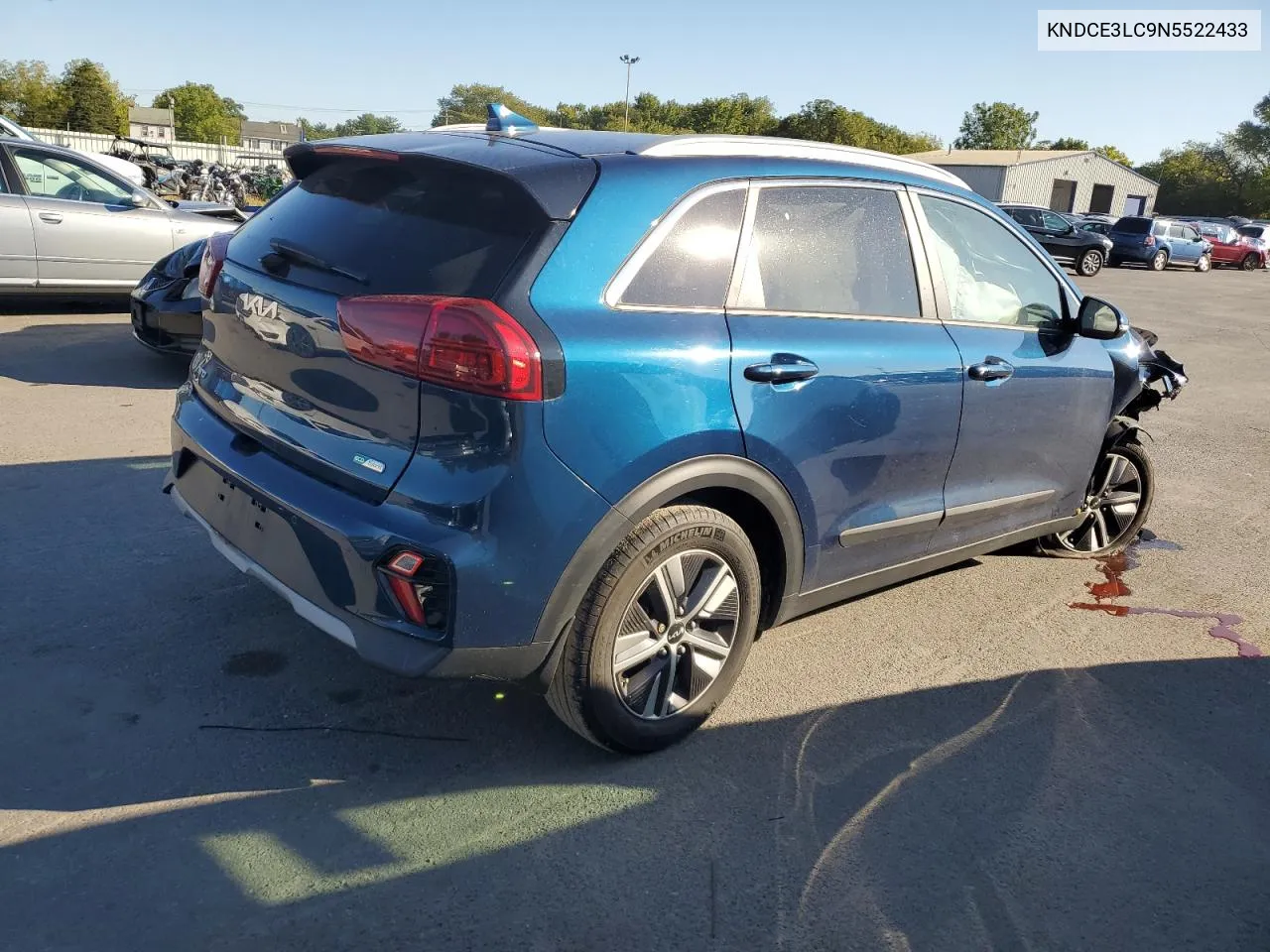 2022 Kia Niro Ex Premium VIN: KNDCE3LC9N5522433 Lot: 70004054