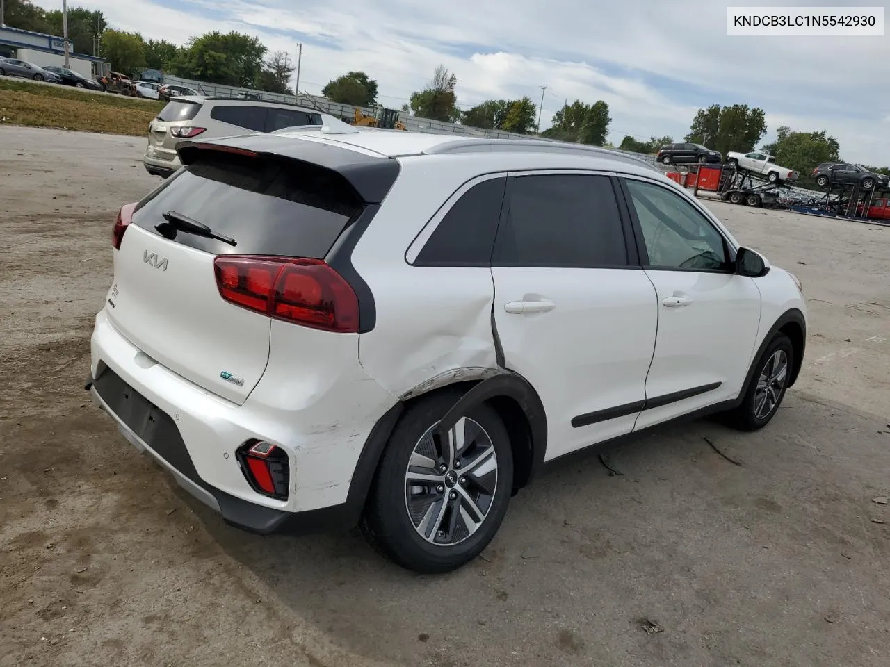 2022 Kia Niro Lx VIN: KNDCB3LC1N5542930 Lot: 70038164