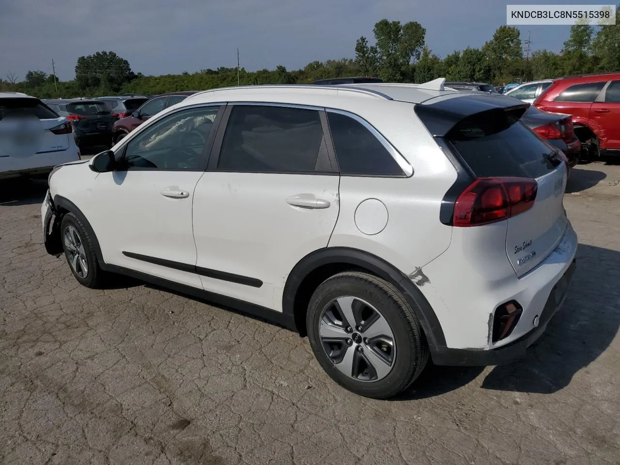 2022 Kia Niro Lx VIN: KNDCB3LC8N5515398 Lot: 72329924