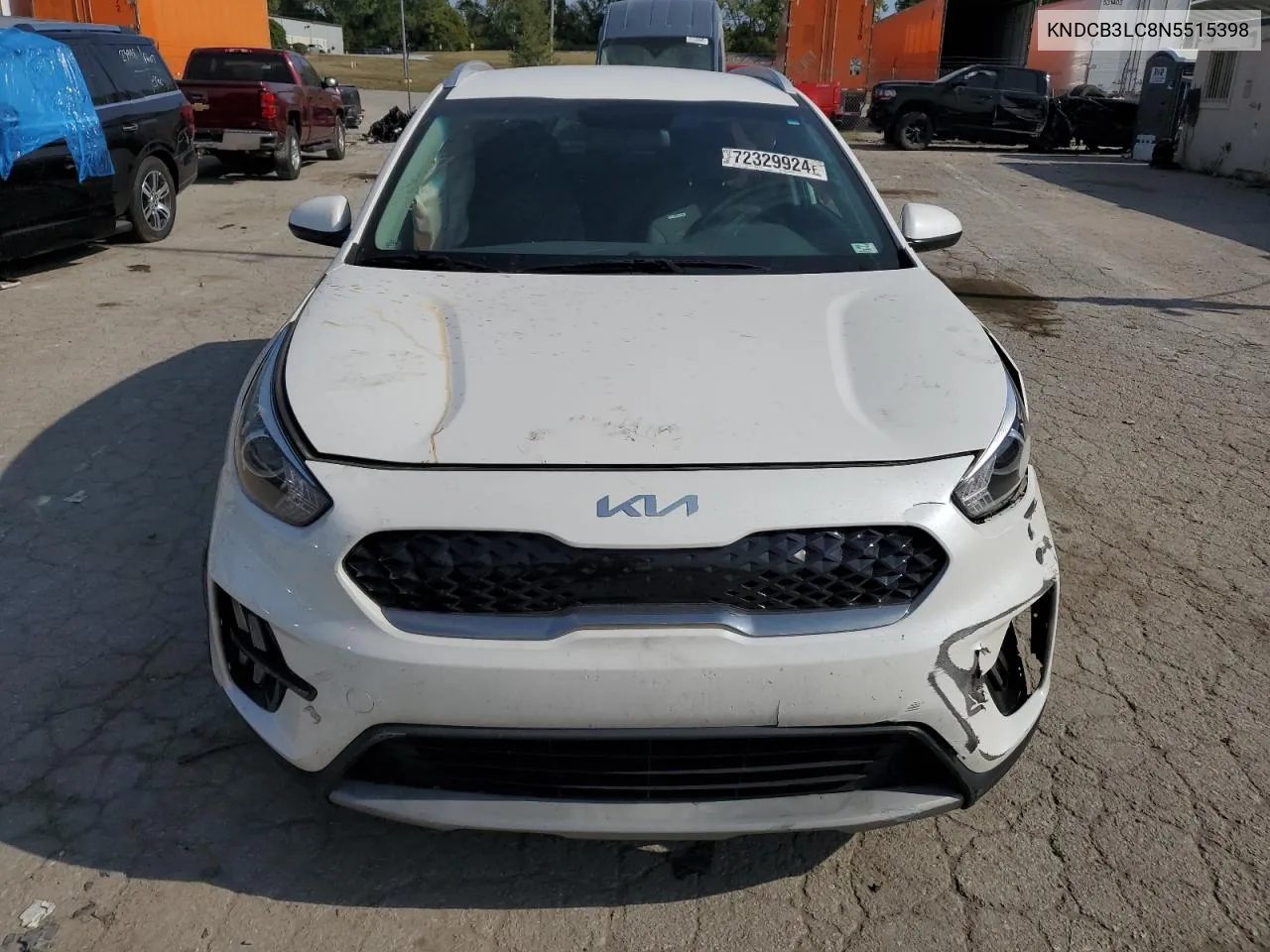 2022 Kia Niro Lx VIN: KNDCB3LC8N5515398 Lot: 72329924