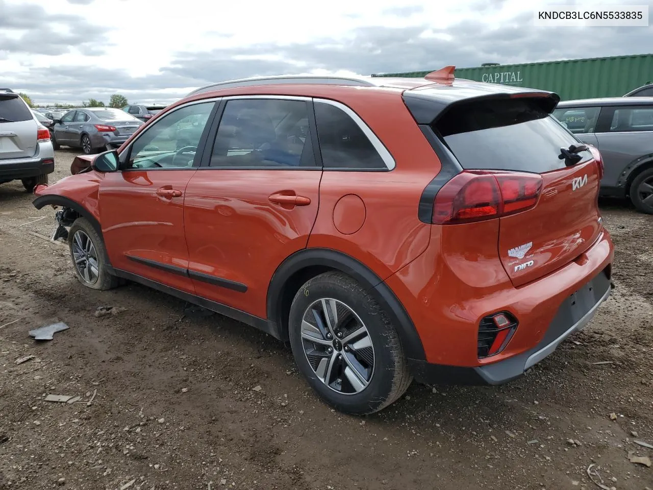 2022 Kia Niro Lx VIN: KNDCB3LC6N5533835 Lot: 72524684