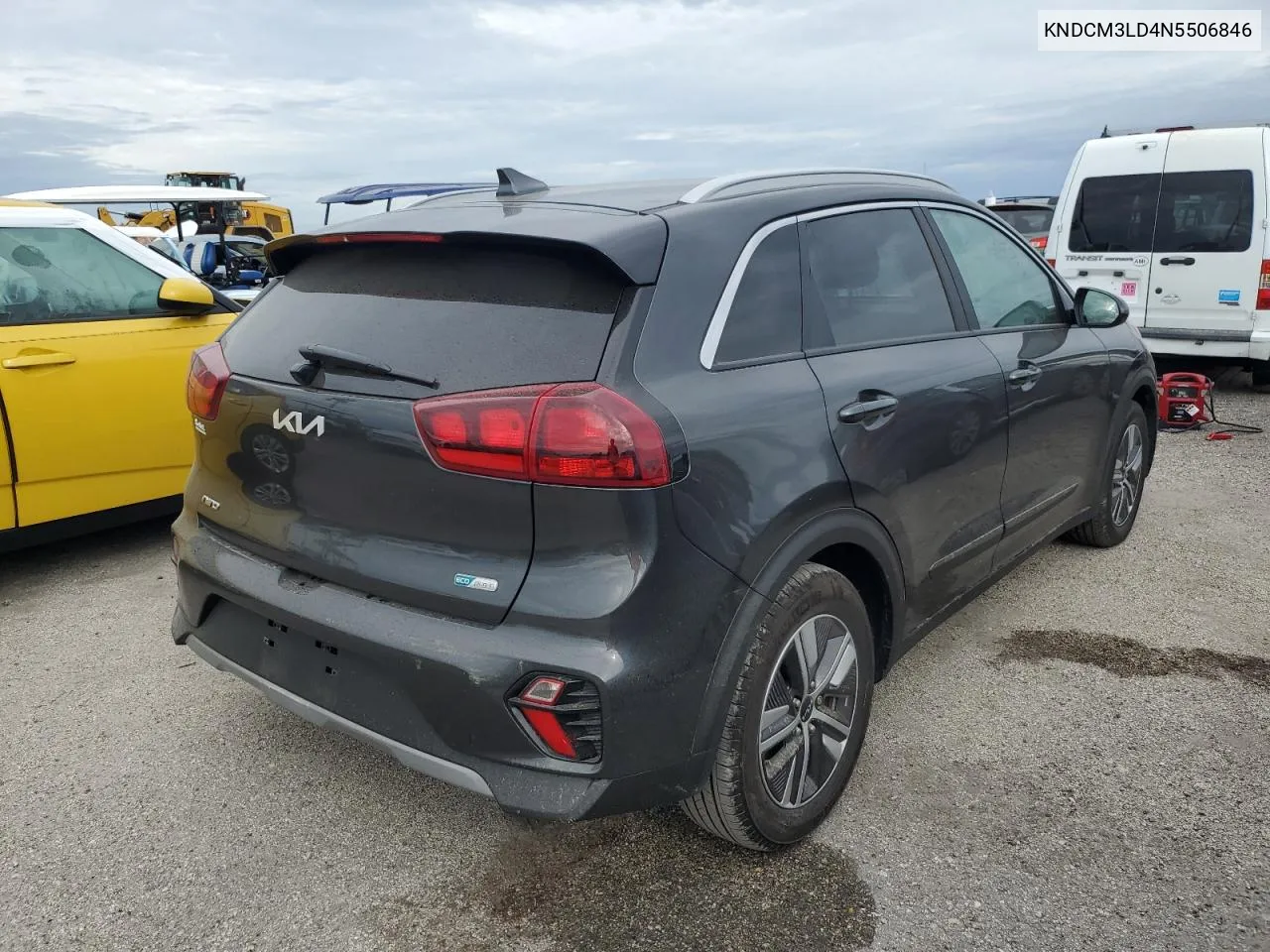 2022 Kia Niro Lxs VIN: KNDCM3LD4N5506846 Lot: 74615614