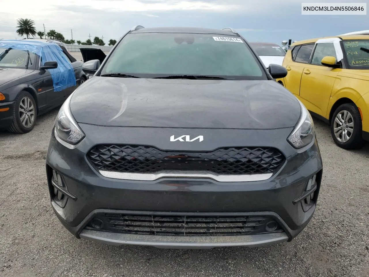 2022 Kia Niro Lxs VIN: KNDCM3LD4N5506846 Lot: 74615614