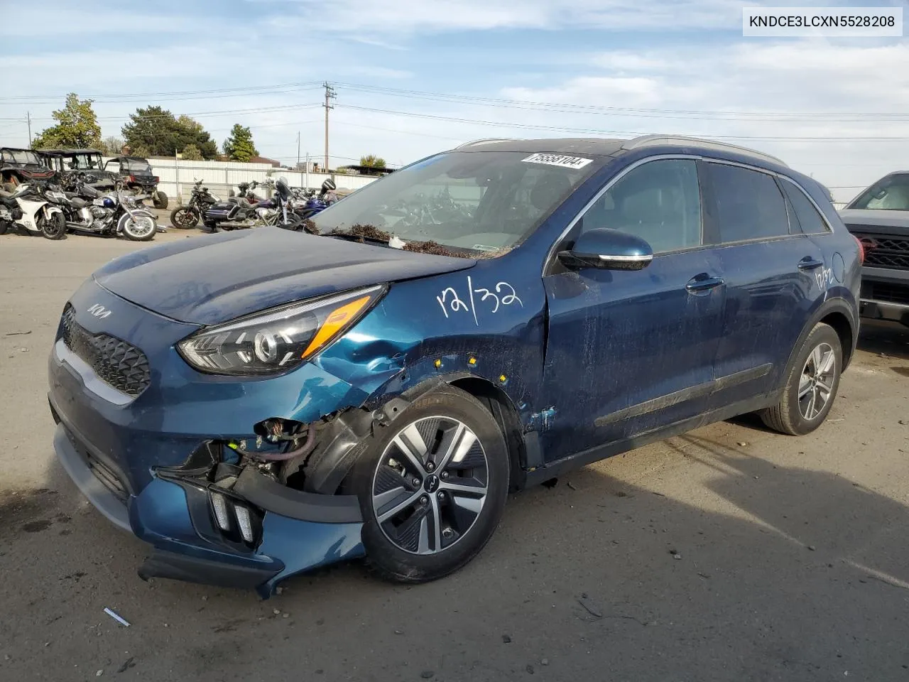 2022 Kia Niro Ex Premium VIN: KNDCE3LCXN5528208 Lot: 75558104