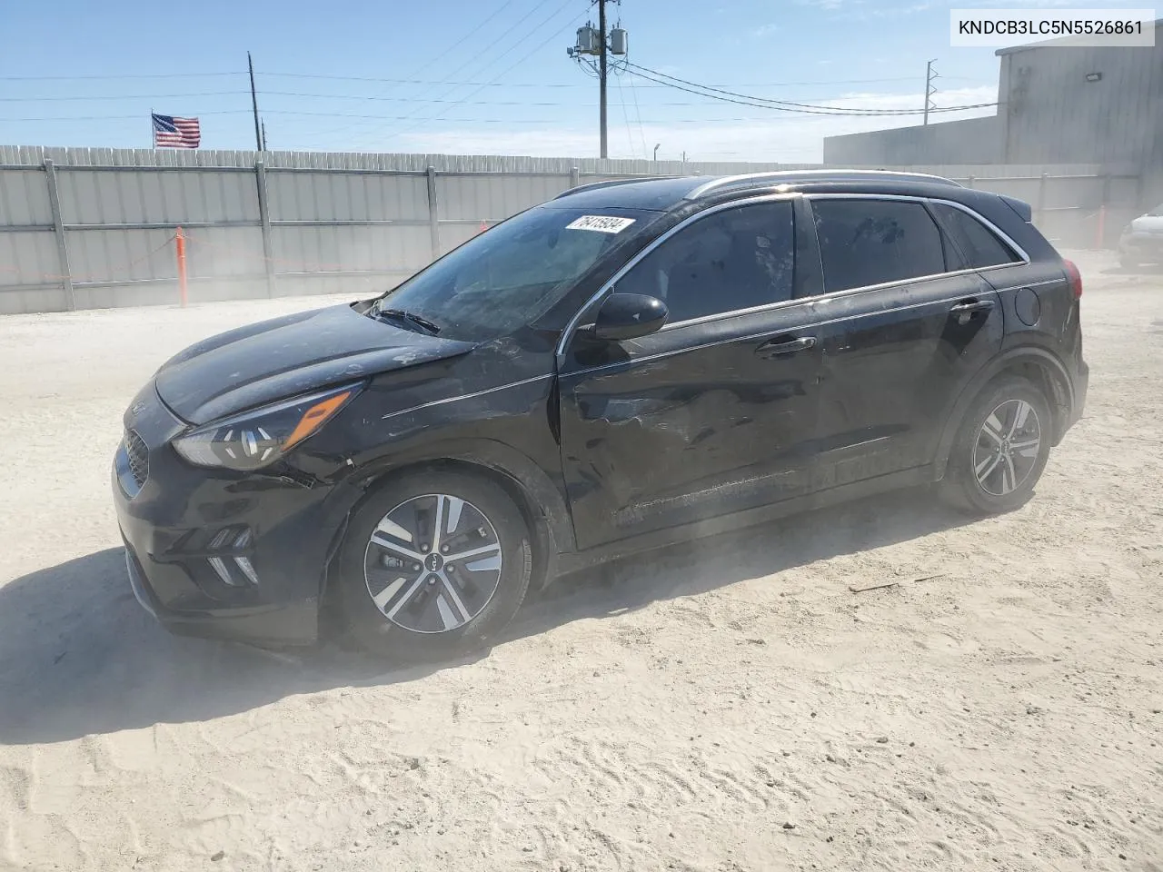 2022 Kia Niro Lx VIN: KNDCB3LC5N5526861 Lot: 76415934