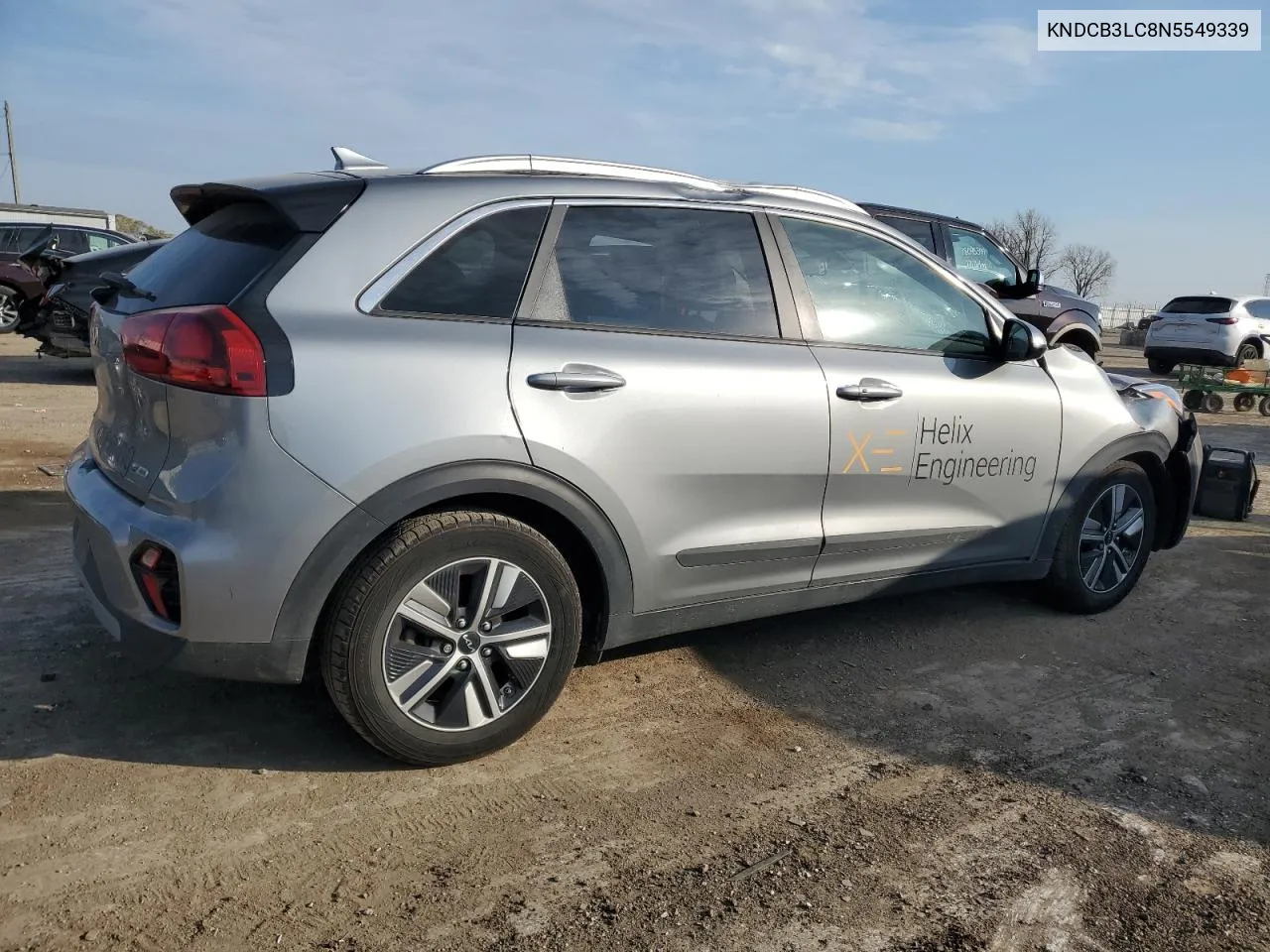 2022 Kia Niro Lx VIN: KNDCB3LC8N5549339 Lot: 77200684