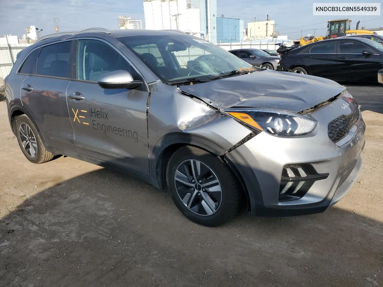 2022 Kia Niro Lx VIN: KNDCB3LC8N5549339 Lot: 77200684