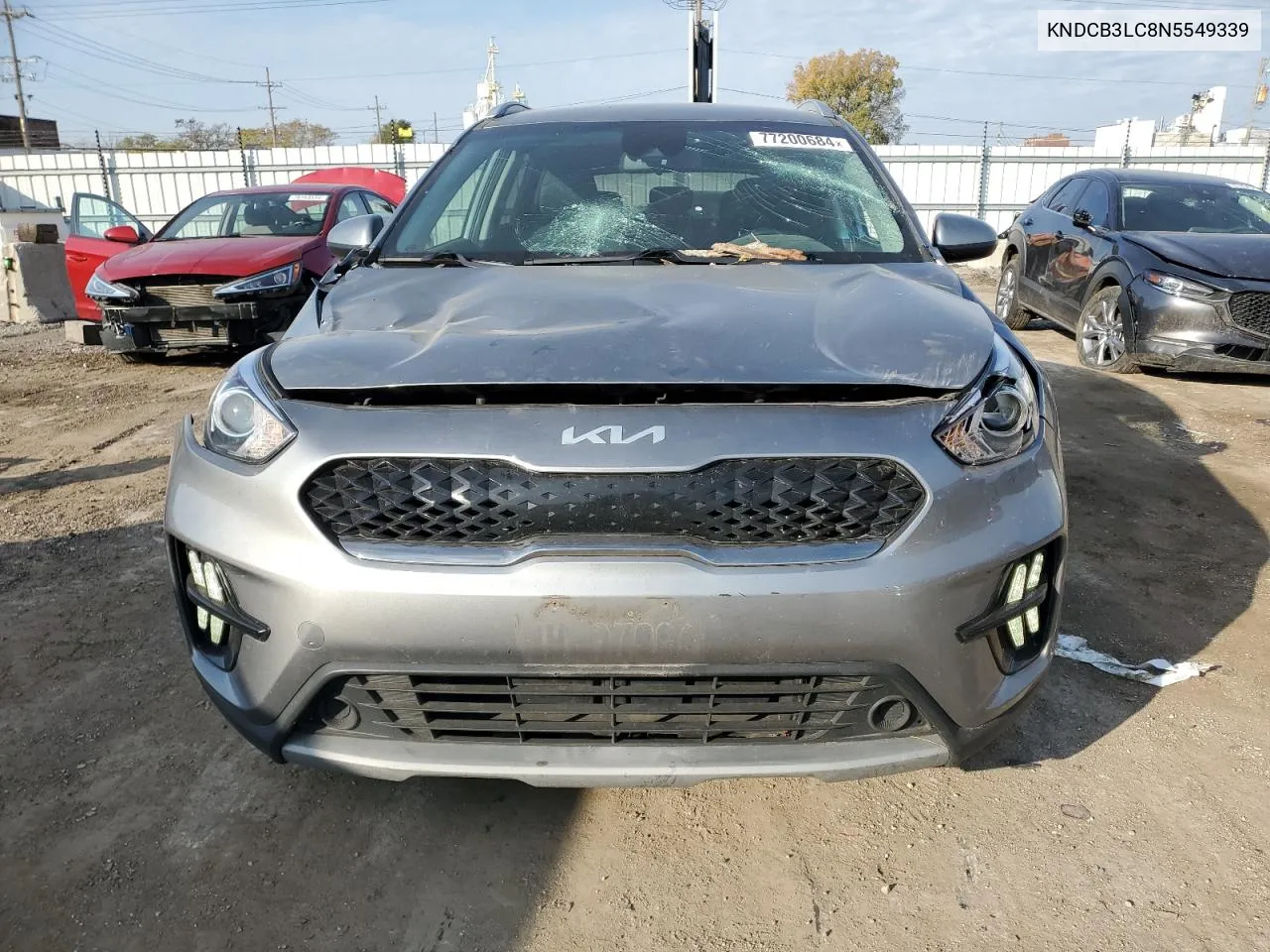 2022 Kia Niro Lx VIN: KNDCB3LC8N5549339 Lot: 77200684