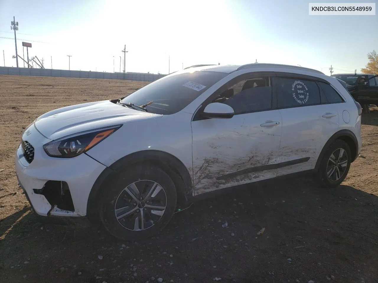 2022 Kia Niro Lx VIN: KNDCB3LC0N5548959 Lot: 77379744