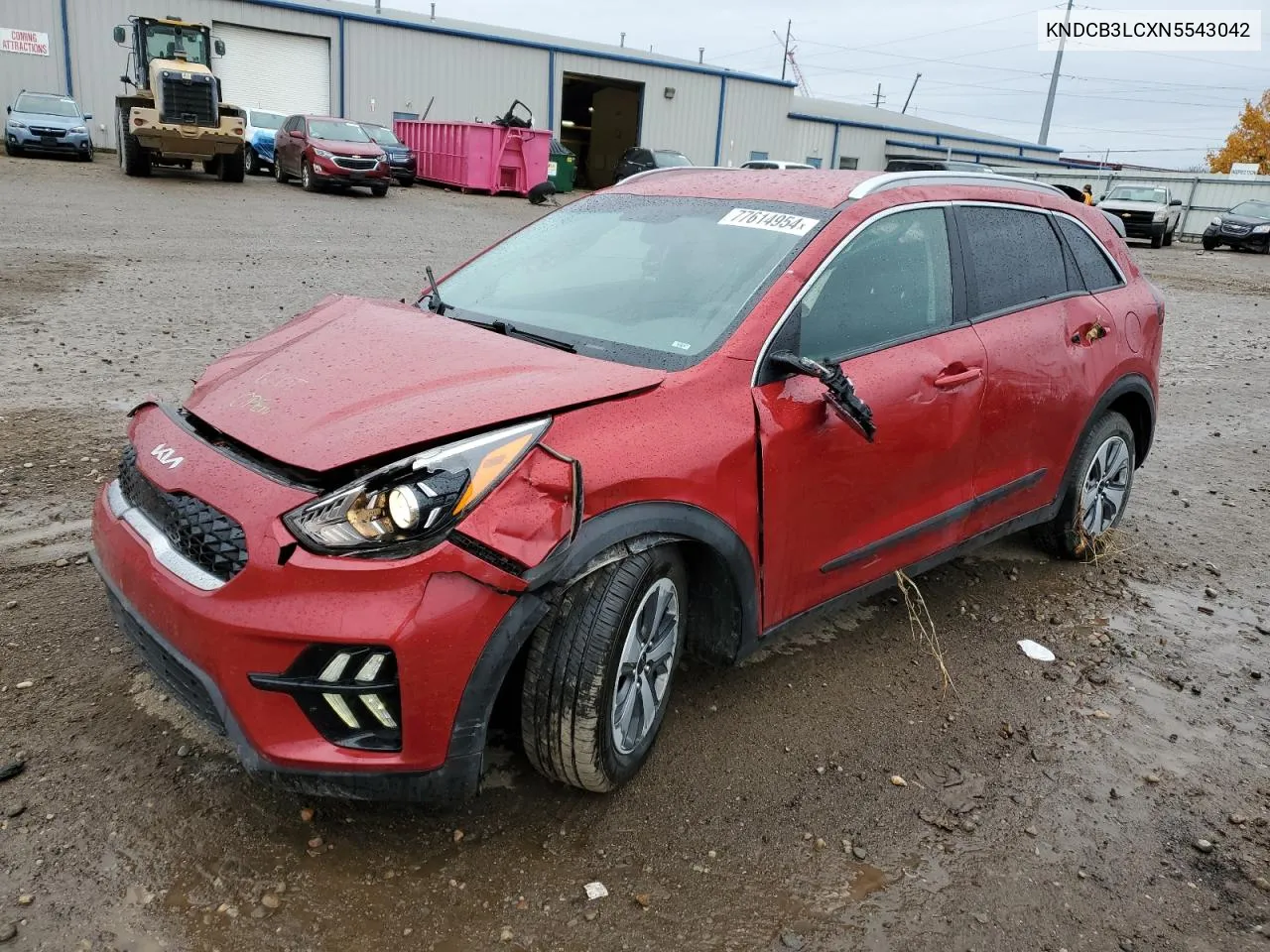 2022 Kia Niro Lx VIN: KNDCB3LCXN5543042 Lot: 77614954