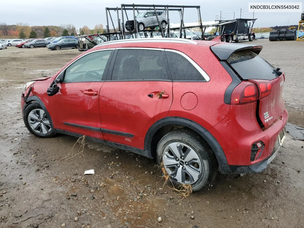 2022 Kia Niro Lx VIN: KNDCB3LCXN5543042 Lot: 77614954