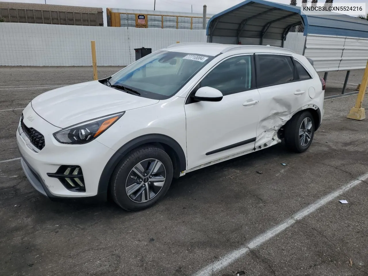 2022 Kia Niro Lx VIN: KNDCB3LCXN5524216 Lot: 77710084