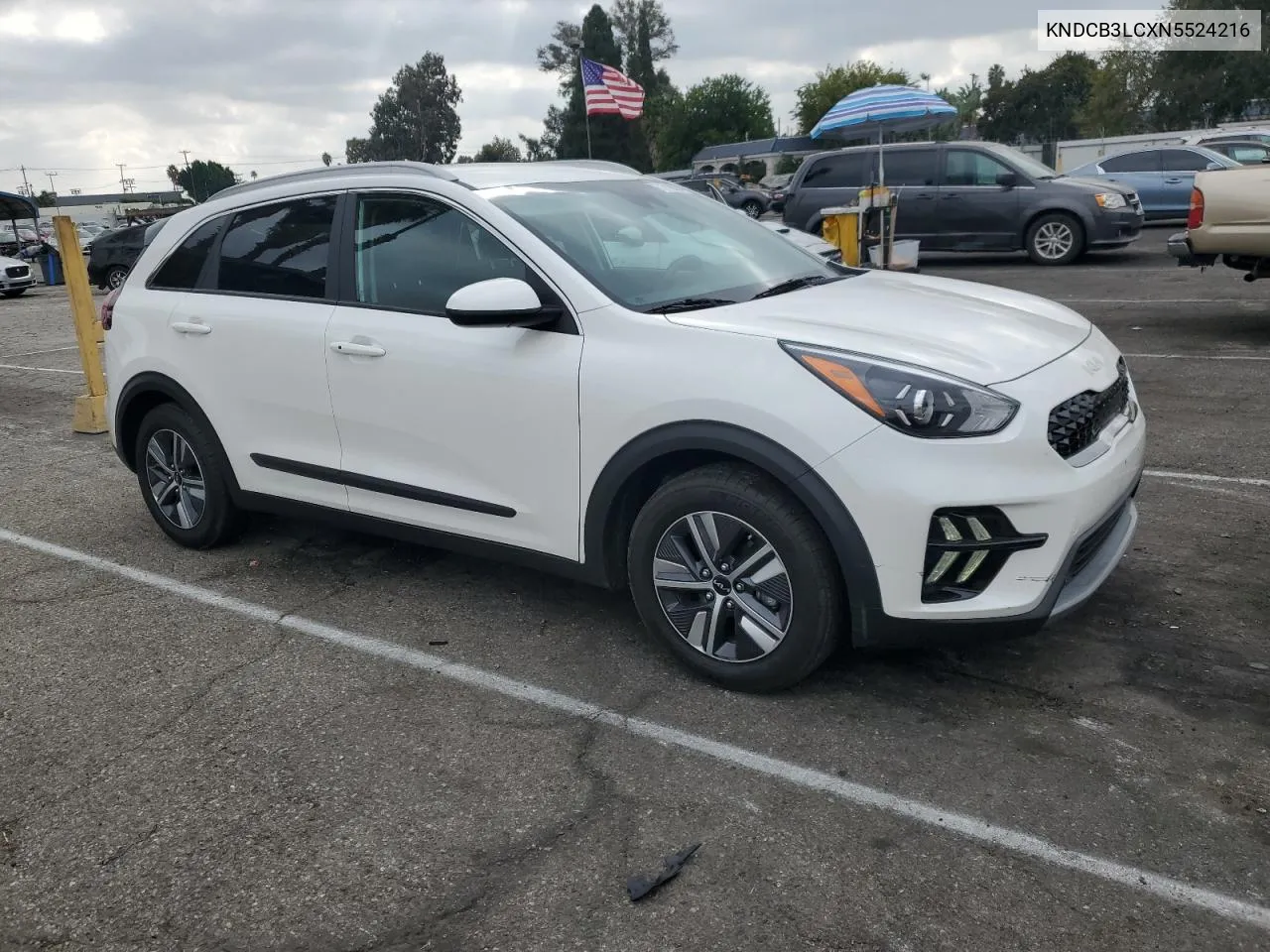 2022 Kia Niro Lx VIN: KNDCB3LCXN5524216 Lot: 77710084