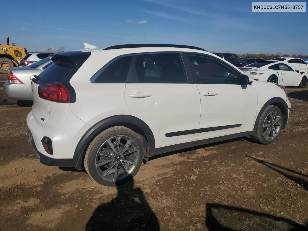 2022 Kia Niro Touring Special Edition VIN: KNDCC3LC7N5518757 Lot: 77995554