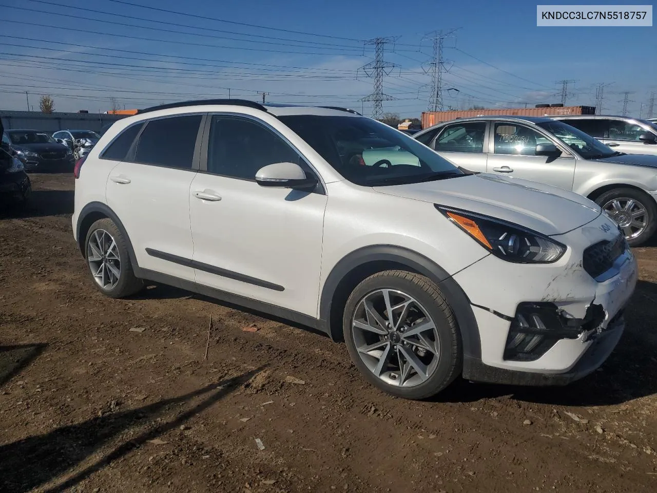 2022 Kia Niro Touring Special Edition VIN: KNDCC3LC7N5518757 Lot: 77995554