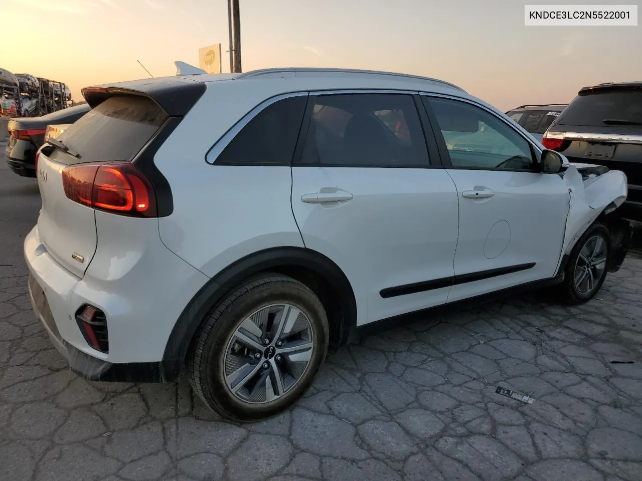 2022 Kia Niro Ex Premium VIN: KNDCE3LC2N5522001 Lot: 78091284